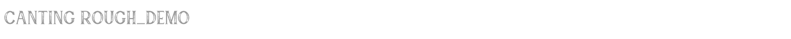 Canting font preview